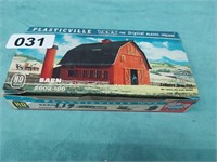 Plasticville HO Scale Barn Kit for model train