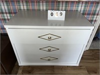 three drawer chest