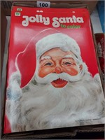 Lot of 33 Whitman 15"x10.5" Jolly Santa Coloring