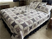 Queen Size Bed with linens