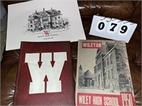 Wiley High School Yearbooks, Print