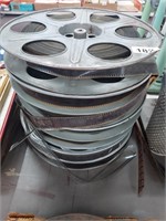 Lot of 7 Various Old Movie Reels. Approximately
