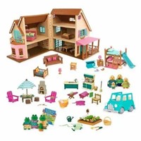 Li’l Woodzeez Toy House with Accessories 127pc - H