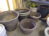 Group of large Planters