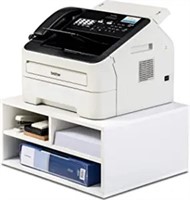 Printer Stand with 3 Storage Compartments, Desk Pa