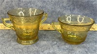 Yellow depression cups, box full