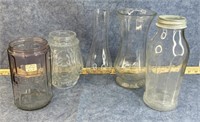 Glass jars