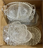 Variety of glassware trays