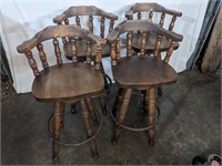 4 Tall Captains Chairs