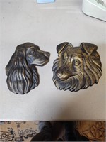 P r Plaster Dog Plaques 7" Tall