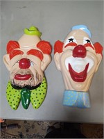 Wall Hanging Ceramic Clowns and Circus Book
