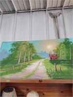 Large Oil Painting No Frame