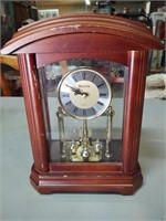 Bulova Anniversary Clock untested 11 1/2" Tall
