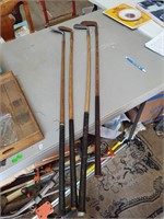 Wood Handled Golf Clubs