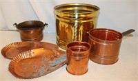 *Copper Cans, Pots, Tray