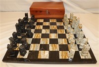 Onyx Chess Set with Board