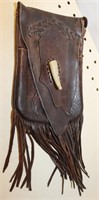 * Vintage Leather Pouch w/