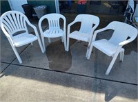 Group Plastic Lawn Chairs
