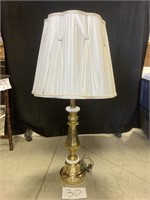 Marble/Brass Lamp 35" tall