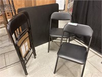 Folding Table and 4 Chairs (Cosco) 34x34
