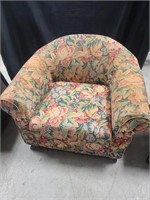 Floral Chair- Some Fading