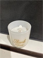 NEW (3.9 oz) Thank You Candle Sweet Pea