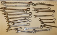 21 Combination Wrenches metric & standard 8mm - 1"