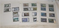 *21 Wisconsin Great Lakes Trout & salmon Stamps