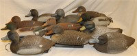 11 Plastic Duck Decoys