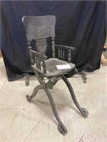 Antique Rolling High Chair