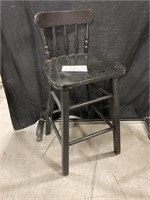 Wooden Bar Stool   24" at the seat