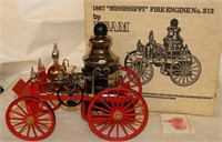 *1867 Mississippi" Fire Engine Jim Beam Decanter