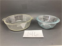 Pyrex Casserole and Mixing Bowl