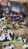 COWS AND PIGS BOX LOT