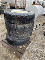 4 - TIRES AND RIM 9.00-20 FOR GRAVITY WAGON