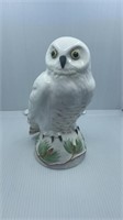 Rare Crown Shaffordshire Snowy Owl Figurine Signed