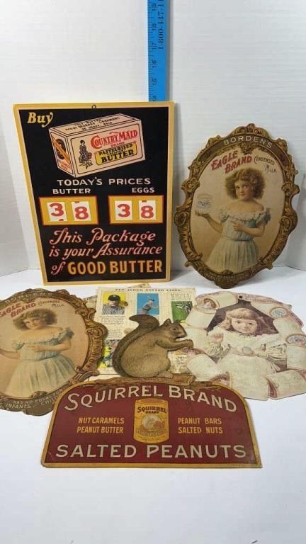 Cast Iron, Antiques, Advertising & Large Statues