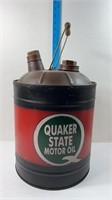 QUAKER STATE MOTOR OIL GAS CAN
