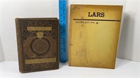 1965 LARS YEARBOOK, 1884 LANE & LOGAN LIFE BOOK