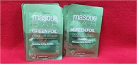 (10) Masque Green Foil Peel-Off Masks
