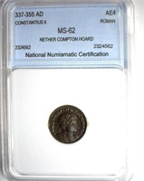 337-355 AD Constantius II NNC MS-62 AE4