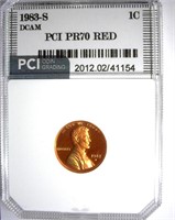 1983-S Cent PCI PR-70 RD DCAM LISTS FOR $550