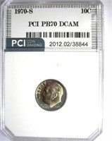1970-S Dime PCI PR-70 DCAM