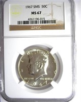 1967 SMS Kennedy NGC MS-67 UNDERGRADED