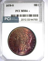 1879-S Morgan PCI MS-64+ Amazing Color