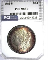 1882-S Morgan PCI MS-64 Excellent Rim Color