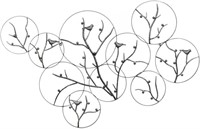 VERDUGO GIFT Birds & Branches Metal Wall Art