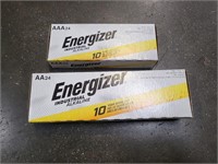 Lot of Energizer Batteries AAA & AA