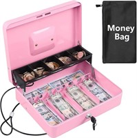 KYODOLED Cash Box with Money Tray