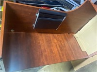 Standard Executive Cherry desk with 3 drawers